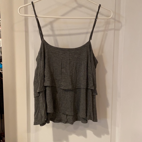 Garage grey crop top tank, size small - Picture 2 of 4